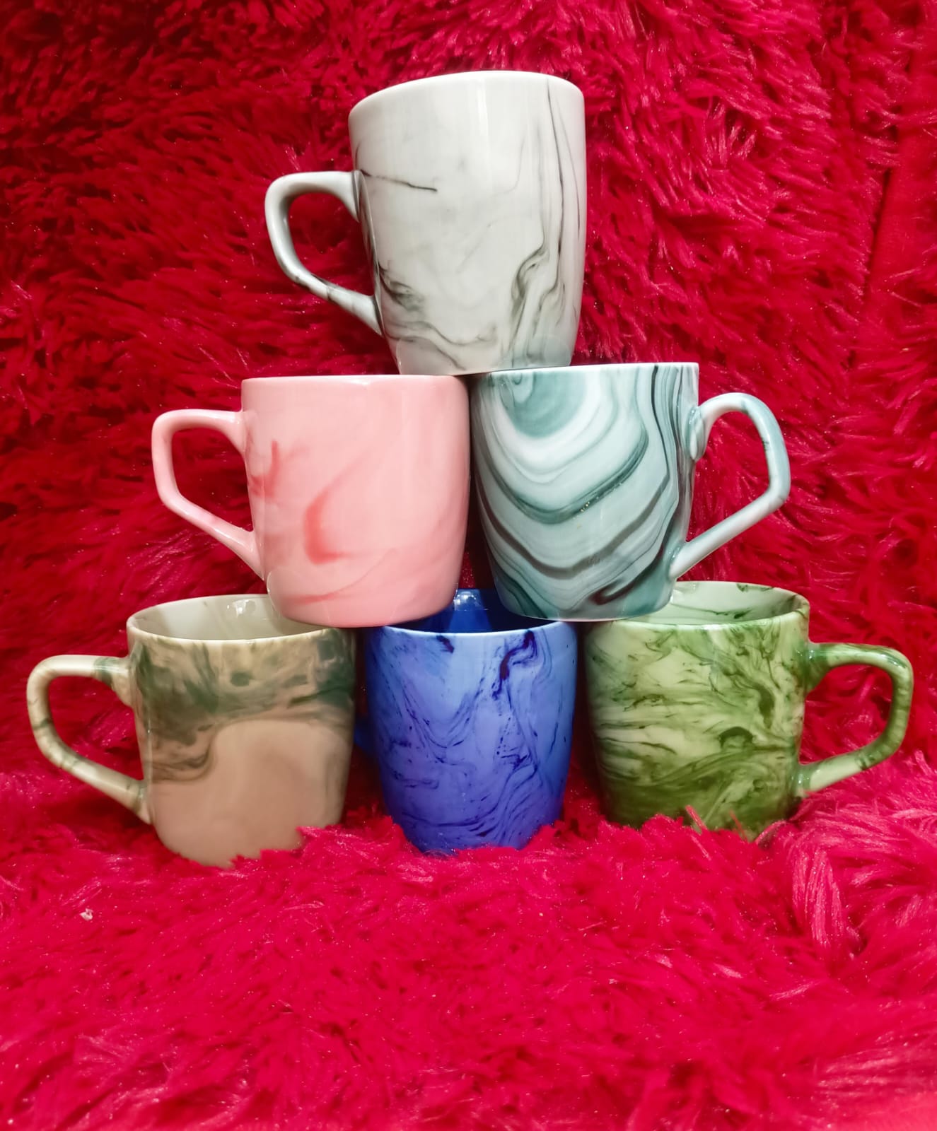 Picture of Exclusive mug collection Drinking water coffee tea ceramic mug marbel color