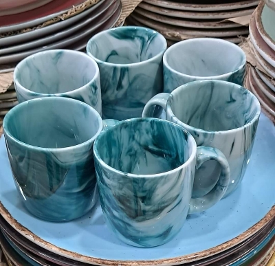 Picture of Exclusive mug collection Drinking water coffee tea ceramic mug marbel color