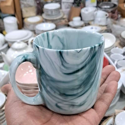 Picture of Exclusive mug collection Drinking water coffee tea ceramic mug marbel color