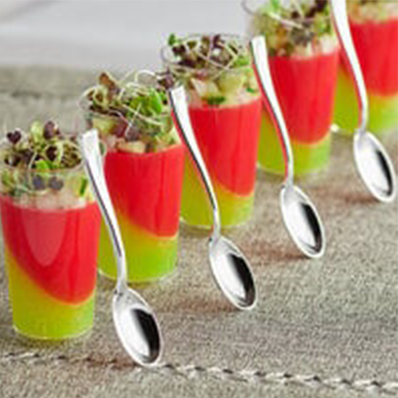 Picture of 6 pcs plaine design water glass - Clasic mini desert glass jusse glass