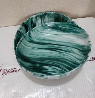 Picture of Ceramic pasta bowl  Porcelain  Dish Tableware Large Salad Bowls,  and Serving Bowls, Soup Bowl, 8.5 Inch Ceramic Pasta Plate