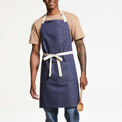 Picture of 100% Cotton Printed /solid color Kitchen Apron (Size : 26X32 Inchi)