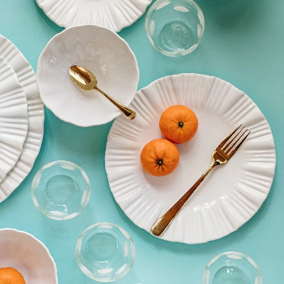 Picture of Ceramic  Lotus shape Half/Full/Rice Dish Plate