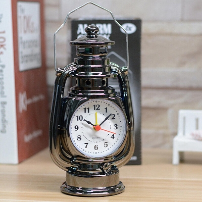 Picture of Christmas creative household items Retro style kerosene lamp alarm clock - Table Lamp