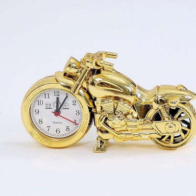 Picture of Cool Motorcycle Alarm Clock Model Fashion Retro Alarm Clock Personalized Desktop  Gift Friends