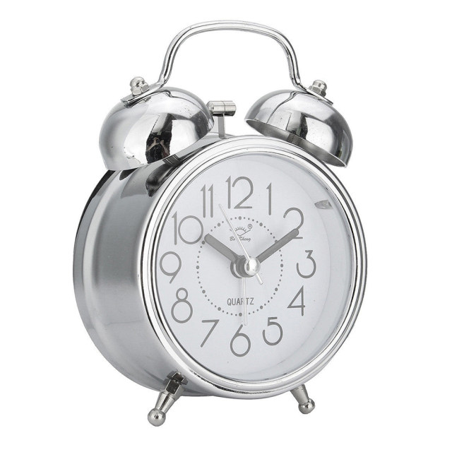 Picture of Alarm Clock/Twin Bell Table Clock - Loud Alarm Clock - Stylish Timekeeping for Home Office & Students - Vintage Retro Classic - wall clock