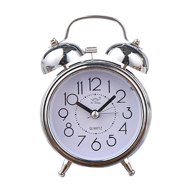 Picture of Alarm Clock/Twin Bell Table Clock - Loud Alarm Clock - Stylish Timekeeping for Home Office & Students - Vintage Retro Classic - wall clock