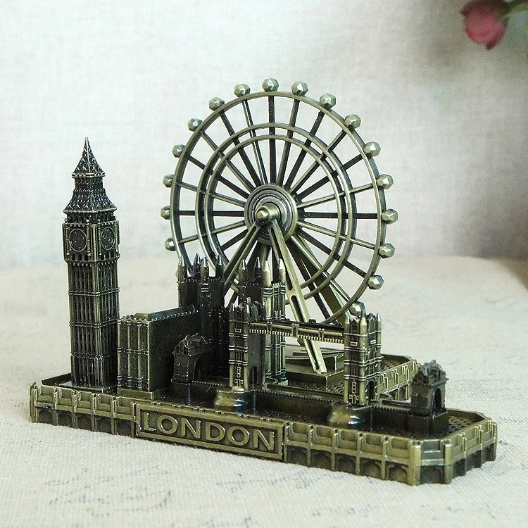 Picture of London dekorasi Model Inggris patung logam ruang tamu ornamen rumah antik untuk hadiah dekorasi pesta Desktop