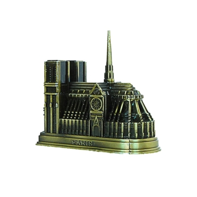 Picture of Notre Dame Cathedral Model Paris Landmark Ancient Building Tourist Souvenir Home Decor