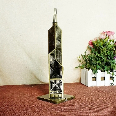 Picture of Bank Of China Towers In Hong Kong Decor Metals Offices World Landmark Building Architecture Model Art Home Decor