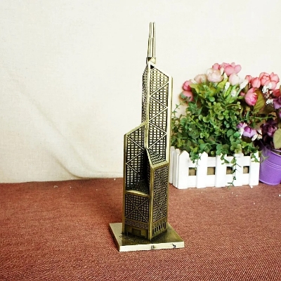 Picture of Bank Of China Towers In Hong Kong Decor Metals Offices World Landmark Building Architecture Model Art Home Decor