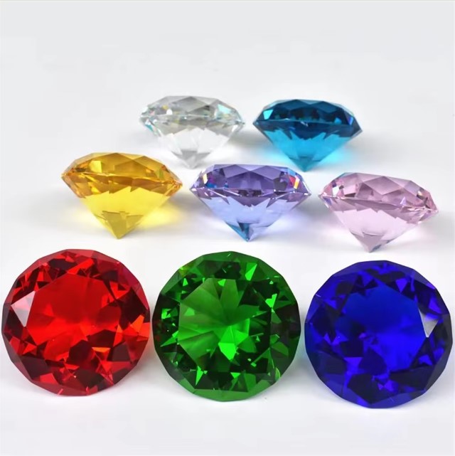 Picture of Perfect Clear Crystal Large Glass Diamond Home Decoration Accessories