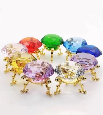 Picture of Perfect Clear Crystal Large Glass Diamond Home Decoration Accessories