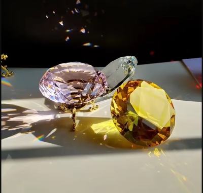 Picture of Perfect Clear Crystal Large Glass Diamond Home Decoration Accessories