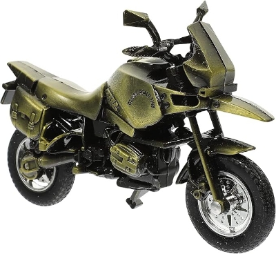 Picture of 1 Piece Retro Bronze Metal Bike Showpieces Figurine Statue Model Vintage Motorcycle Souvenirs Home,Office Decoration Crafts Souvenirs Gifts.