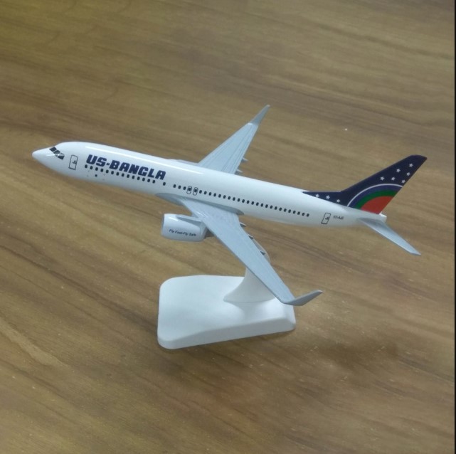 Picture of US-Bangla Airplane 737 Diecast Aircraft Toy - 20cm