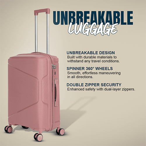 Picture of ADWARD POLO Luxury Family Size Trolley Luggage-009(Pink)