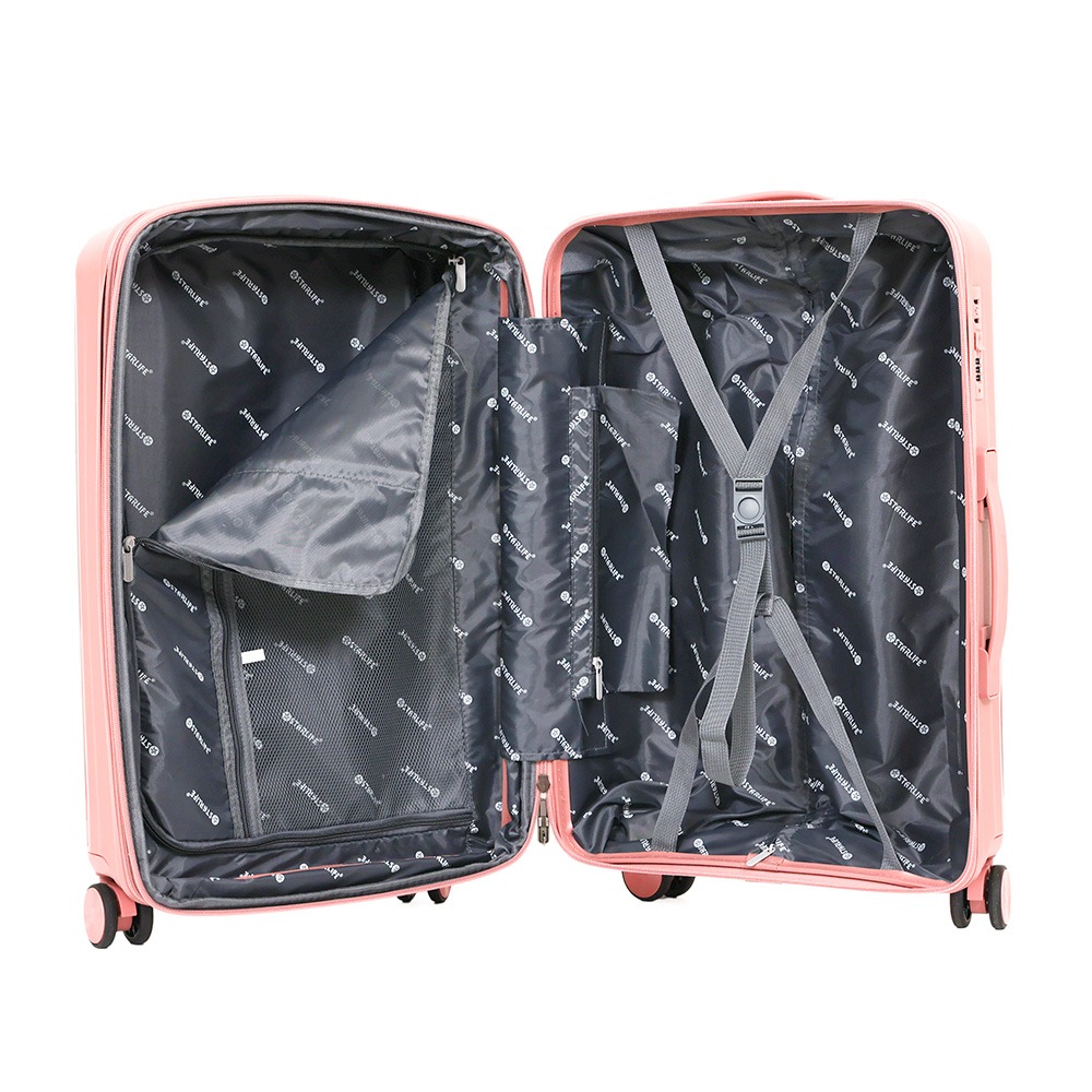 Picture of ADWARD POLO Family Size TSA Lock Travel Trolley-006(Pink)
