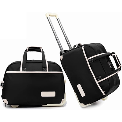 Picture of ADWARD POLO Rolling Duffel Travel Trolley Bag(Black)