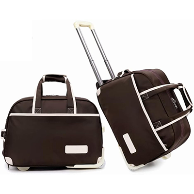 Picture of ADWARD POLO Rolling Duffel Travel Trolley Bag(Coffee)