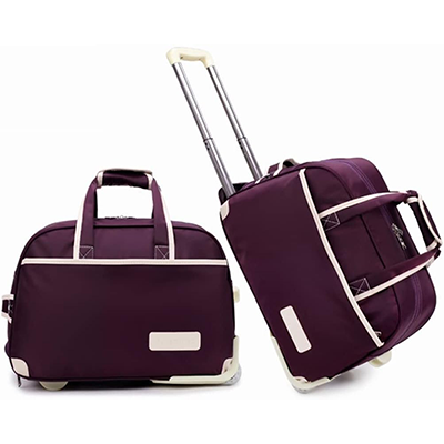 Picture of ADWARD POLO Rolling Duffel Travel Trolley Bag(Purple)