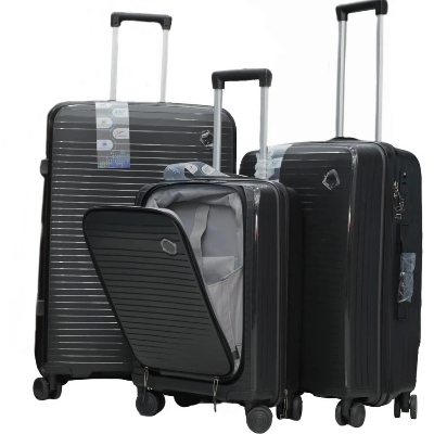 Picture of ICE Exclusive Luxury Family Size Trolley Luggae(Black)