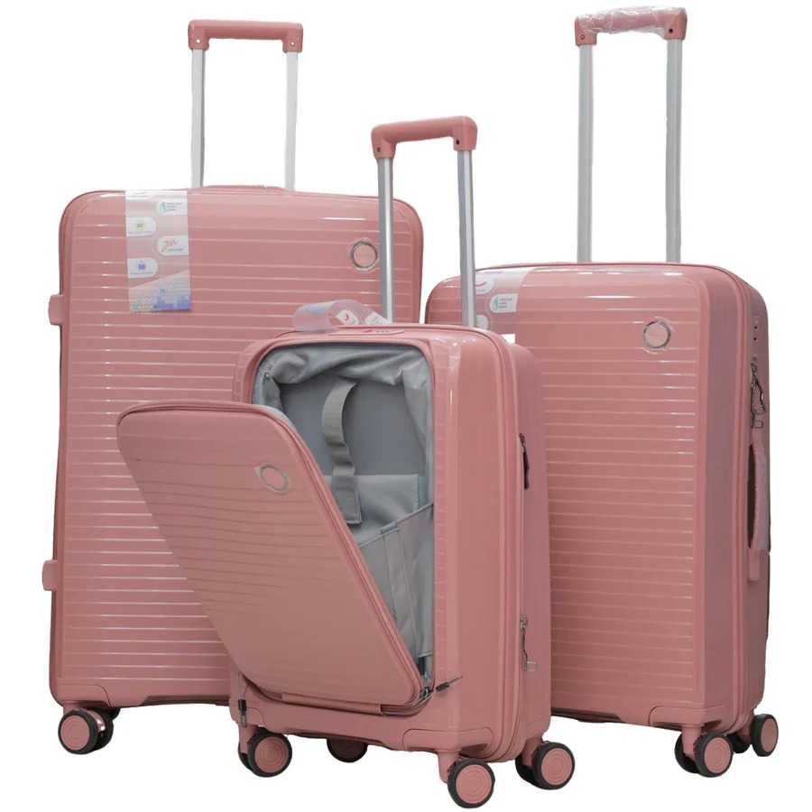 Picture of ICE Exclusive Luxury Family Size Trolley Luggae(Pink)