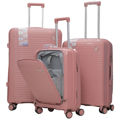 Picture of ICE Exclusive Luxury Family Size Trolley Luggae(Pink)