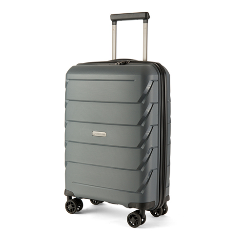 Picture of International Leaves King  Family Size TSA Lock Travel Trolley Luggage-2007(Grey)