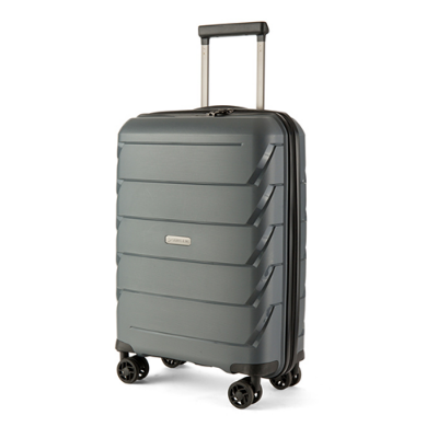 Picture of International Leaves King  Family Size TSA Lock Travel Trolley Luggage-2007(Grey)