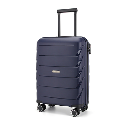 Picture of Leaves King  Family Size TSA Lock Travel Trolley Luggage-2007 (Blue)