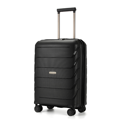 Picture of Leaves King  Family Size TSA Lock Travel Trolley Luggage-2007(Black)