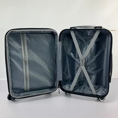 Picture of SMART POLO 4 Metal Corner Guard ABS+CP Hard-shell lightweight luggage(Black)