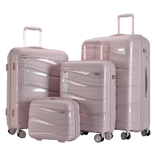 Picture of PARTNER Exclusive high quality Anti-theft Trolley Luggage(Single Piece)-RP2204(Rose Gold)