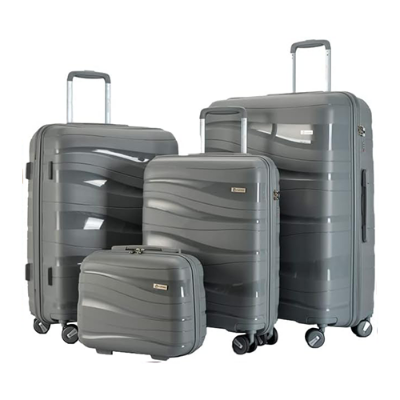 Picture of PARTNER Exclusive high quality Anti-theft Trolley Luggage(Single Piece)-RP2204(Grey)