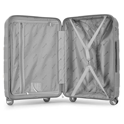 Picture of PARTNER Exclusive high quality Anti-theft Trolley Luggage(Single Piece)-RP2204(Grey)