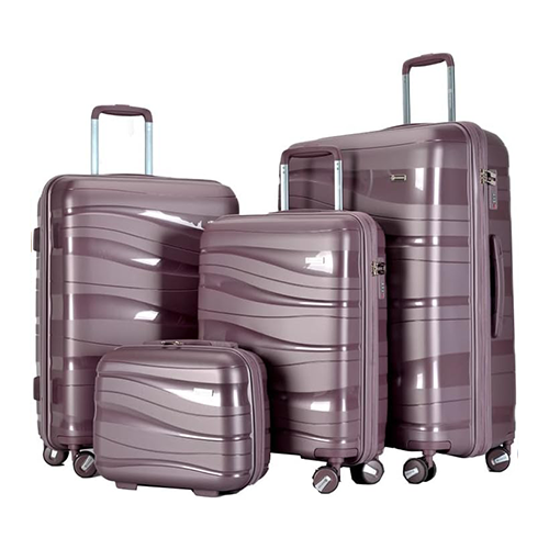 Picture of PARTNER Exclusive high quality Anti-theft Trolley Luggage(Single Piece)-RP2204(Purple)