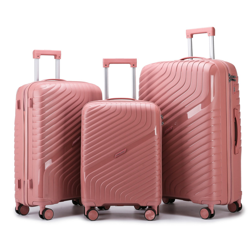 Picture of ADWARD POLO Exclusive Family Size TSA Lock Travel Trolley-004 (Pink)