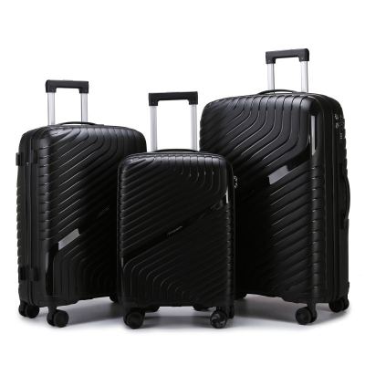 Picture of ADWARD POLO Exclusive Family Size TSA Lock Travel Trolley-004 (Black)