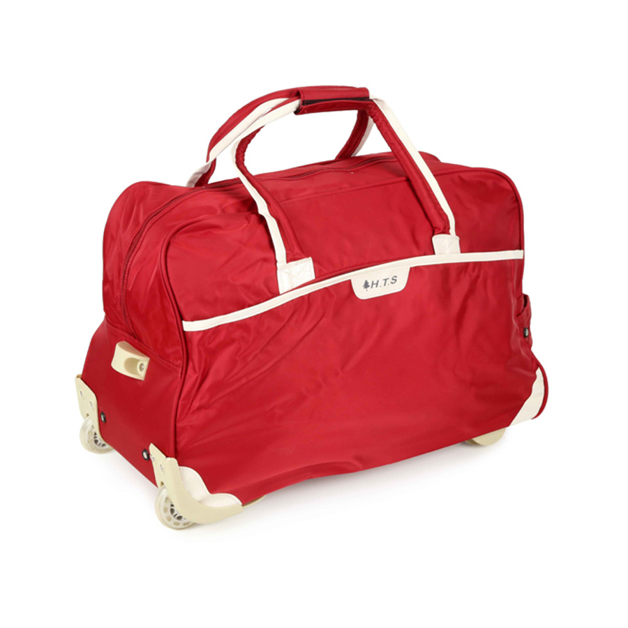 Picture of HTS Rolling Duffel Travel Trolley Bag(Red)