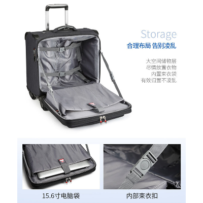 Picture of WGENER GONGZI 18inch Lightweight Cabin Crew Trolley Luggage-QH8076-16