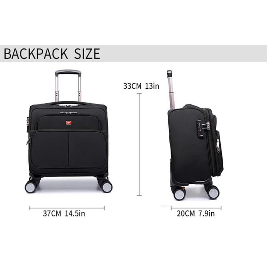 Picture of WGENER GONGZI 17inch Cabin Crew Trolley Luggage-01(Black)