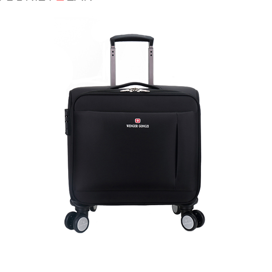 Picture of WGENER GONGZI 17inch Cabin Crew Trolley Luggage-03(Black)