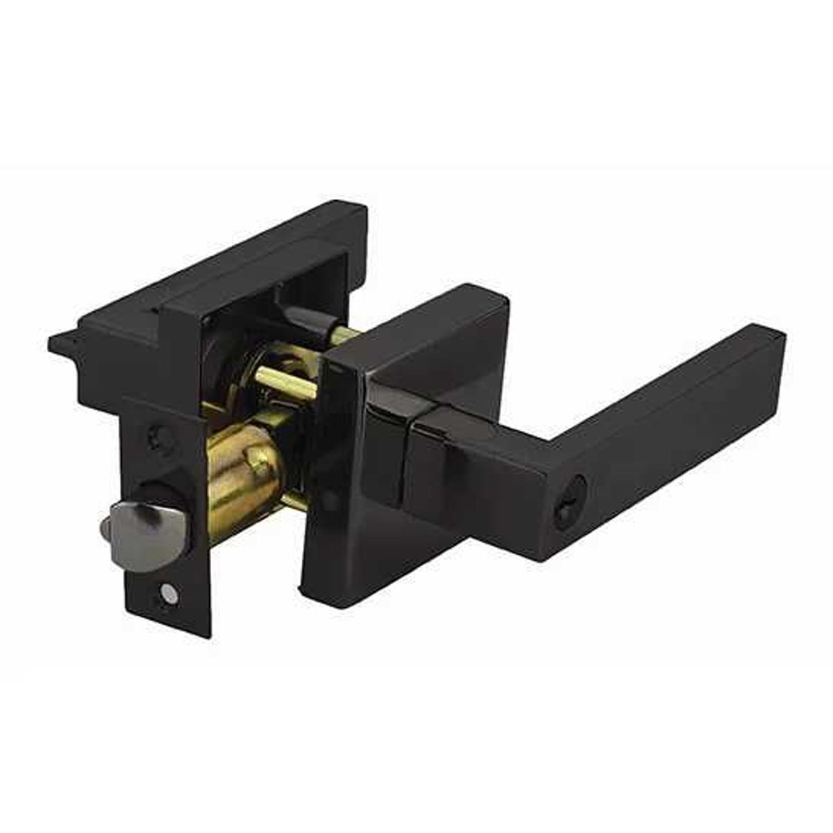 Picture of Leverset Door/Mortise Lock with Brass key,full black