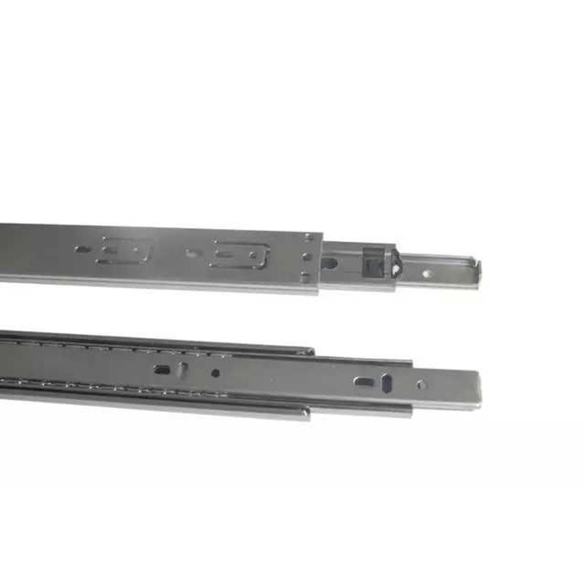 Picture of 12" SS 3Part Drawer Slider (1set=2ps)Heavy Runners Ball Bearing Drawer Slides Rail Telescopic Metal Duty