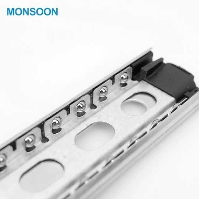 Picture of 24" SS 3Part Drawer Slider (1set=2ps)Heavy Runners Ball Bearing Drawer Slides Rail Telescopic Metal Duty