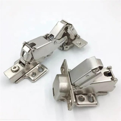 Picture of 175 Degree Hinges Frameless Cabinet Doors Hinges Concealed Hydraulically Adjustable Mounting Hinges Furniture Hardware TB-MHN