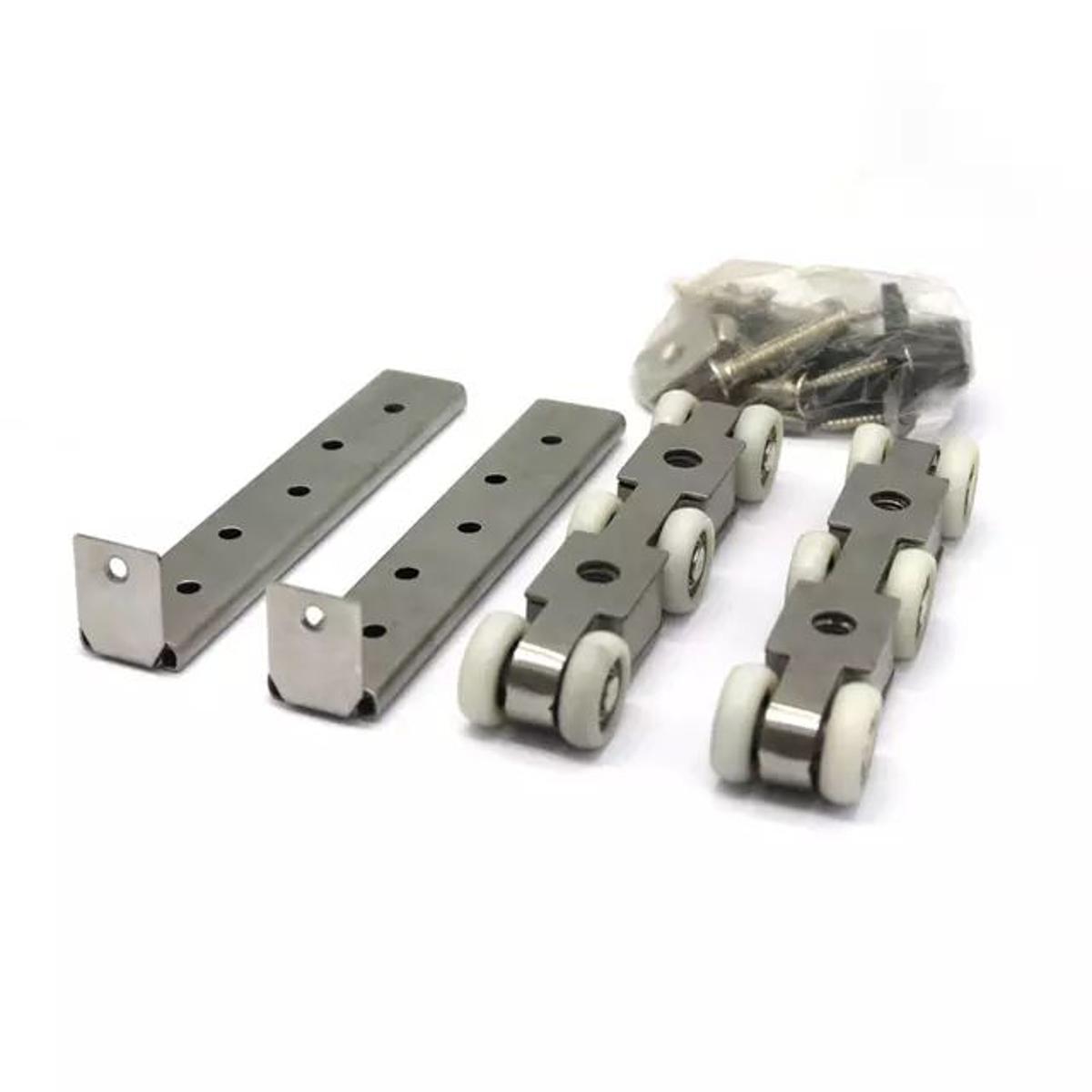 Picture of Stainless Steel adjustable heavy  duty hanging/sliding  door roller,(6wheel)