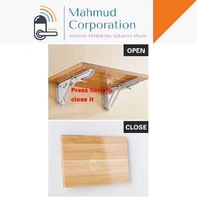 Picture of 14"(2ps=set)Adjustable Triangle  Foldable Support Bracket-MHN