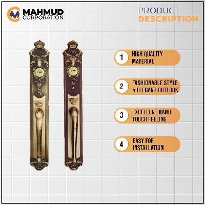 Picture of High Secure Brass Main Door Lock.